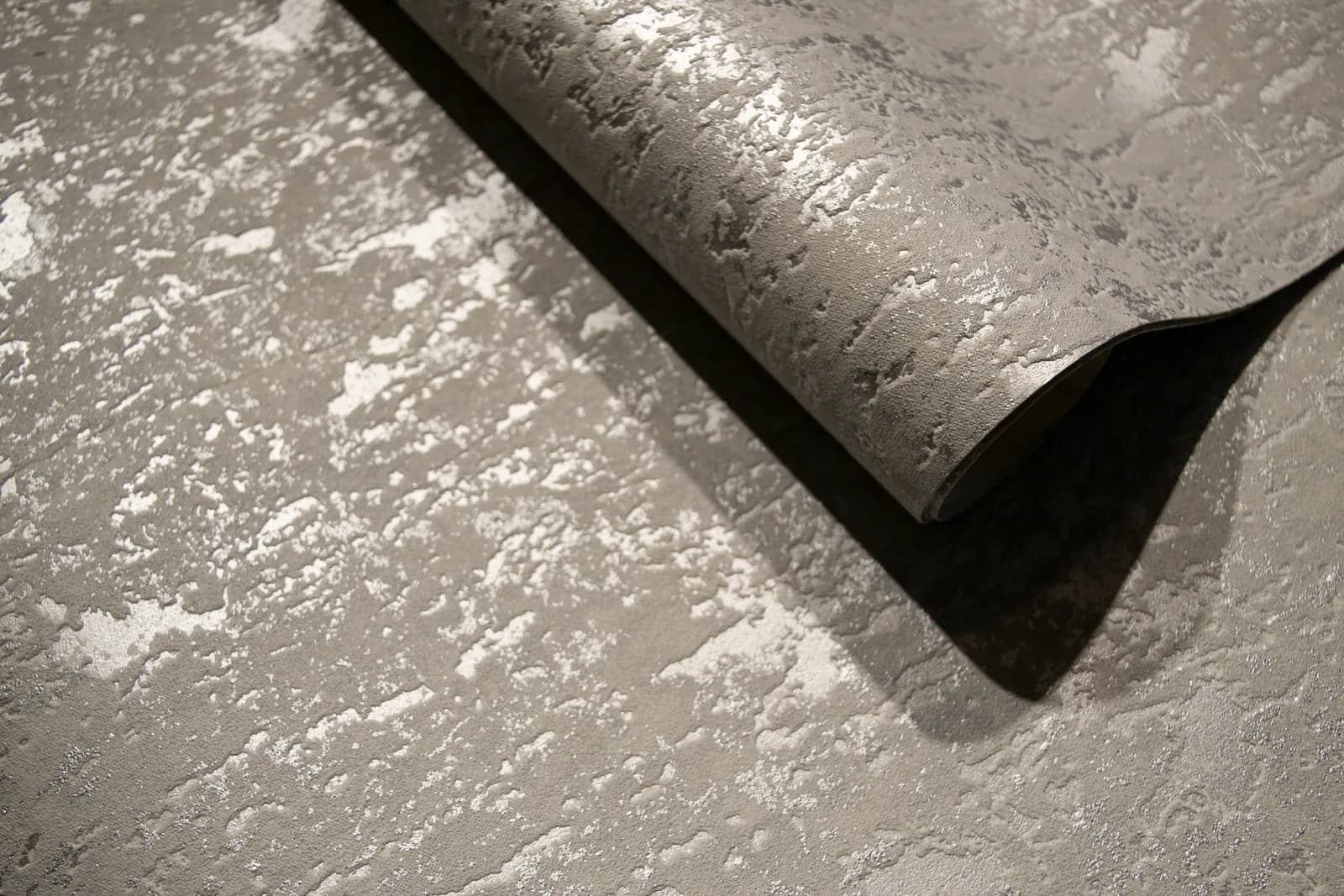 Papel de Colgadura Enchapado Gris Rollo de 5,2m²