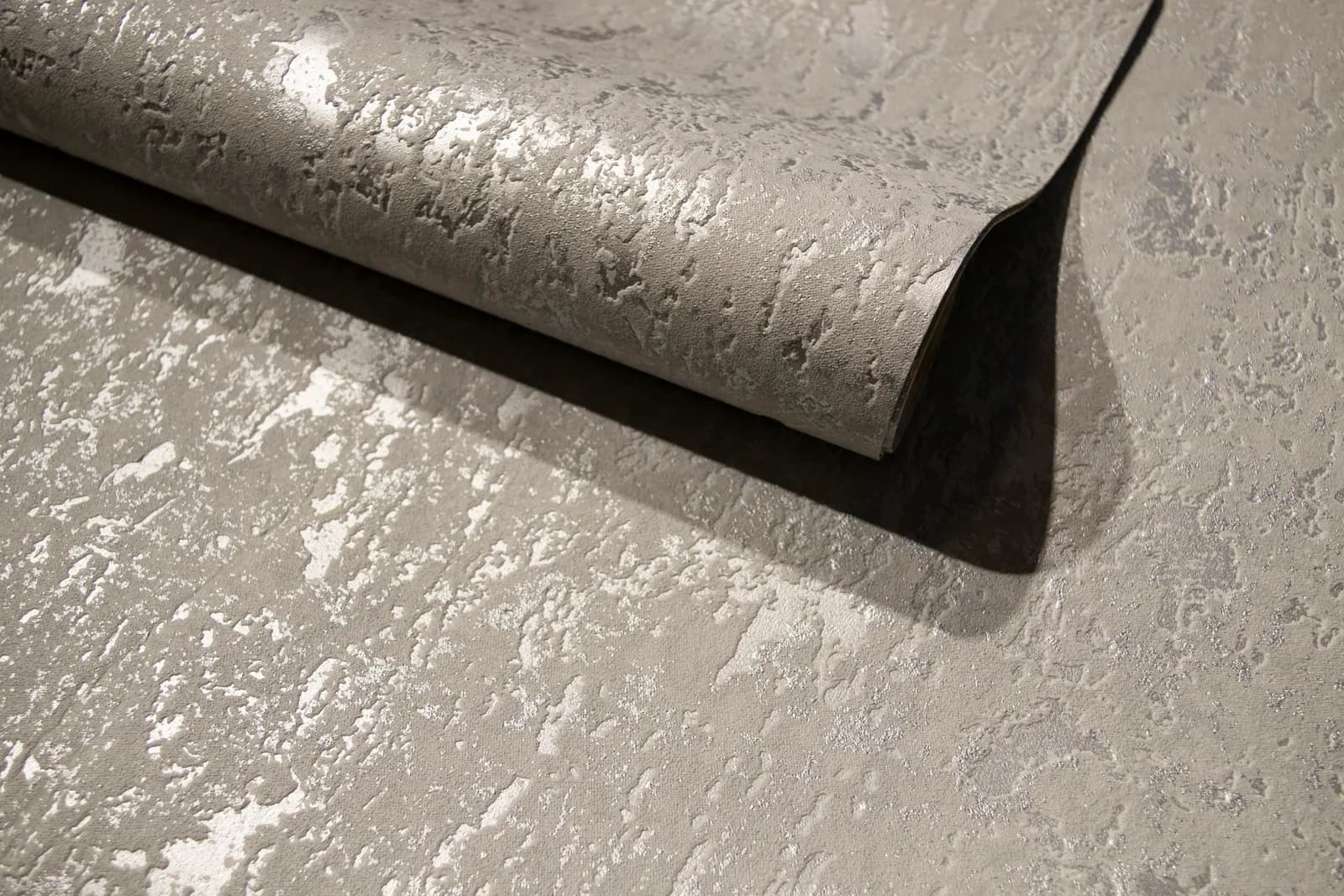 Papel de Colgadura Enchapado Gris Rollo de 5,2m²