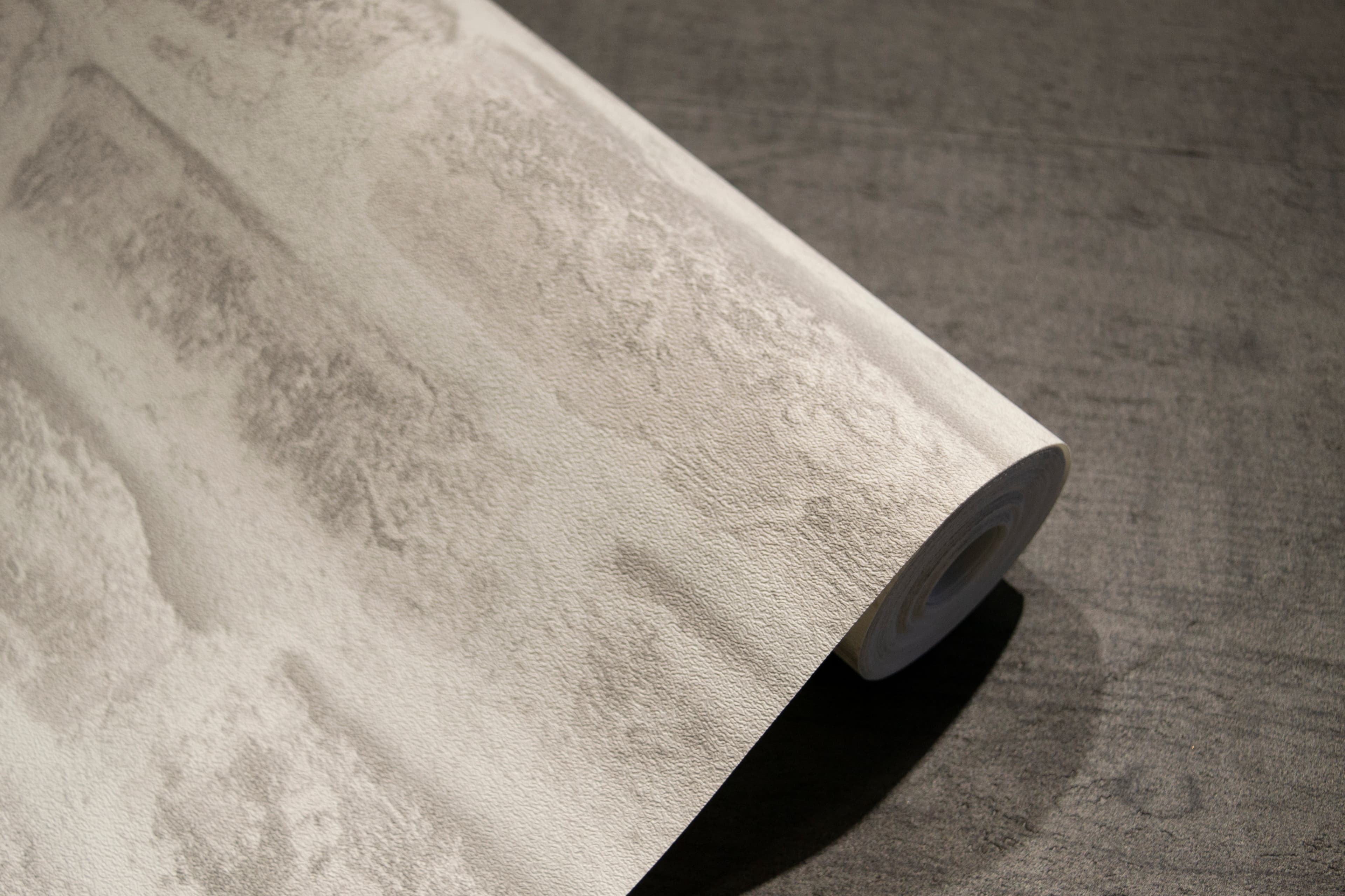 Papel de Colgadura Diseño Industrial de Ladrillo Blanco Rollo de 5,2m²