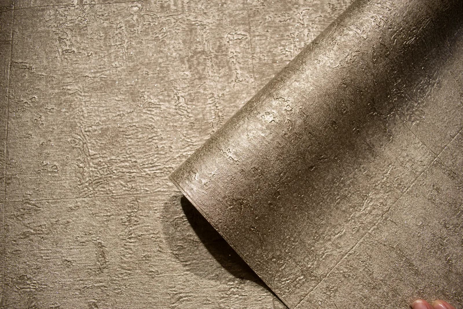 Papel de Colgadura Piedra Corcho Taupe Rollo de 5,2m²