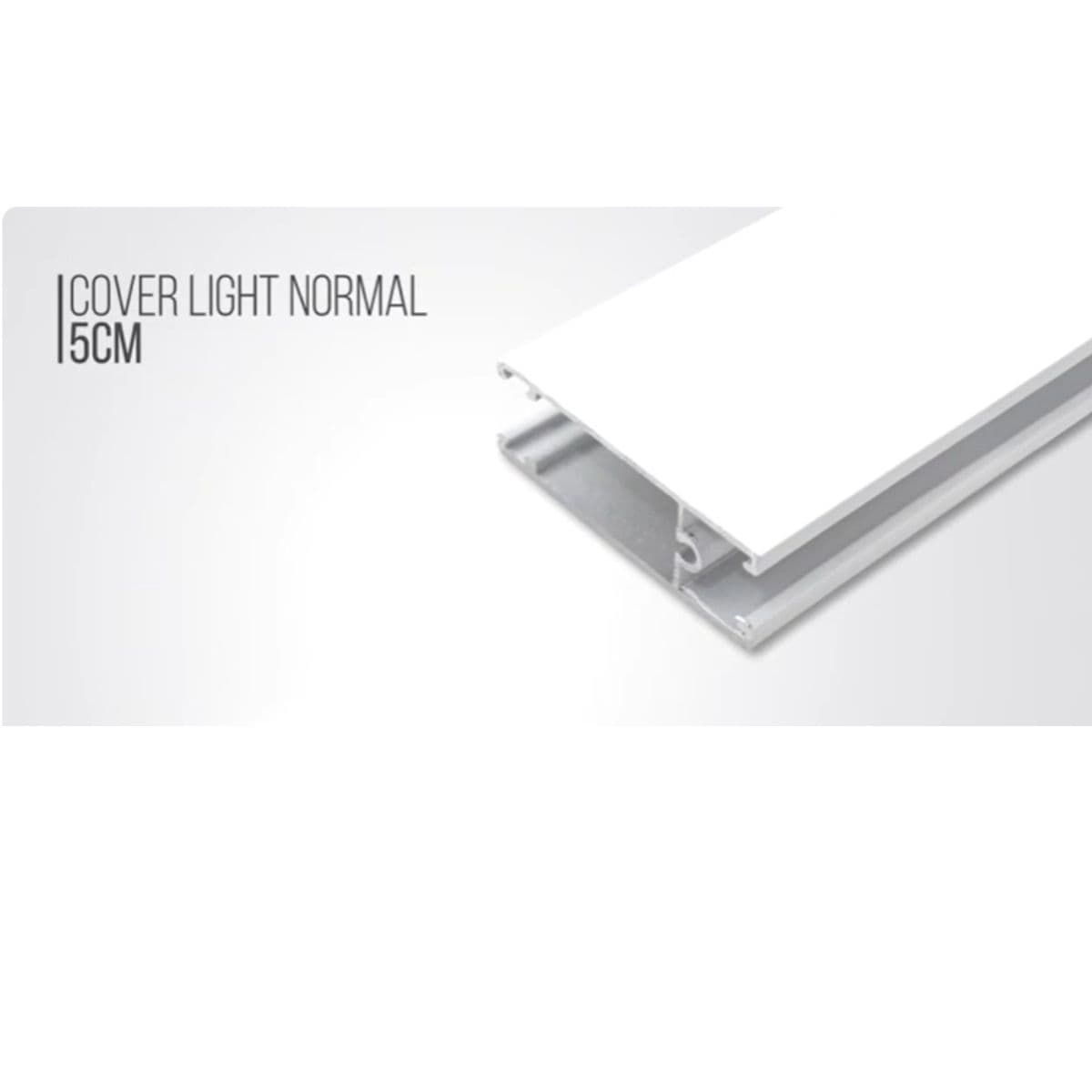 Accesorio Perfil Lateral Cover Light Standard Blanco Und